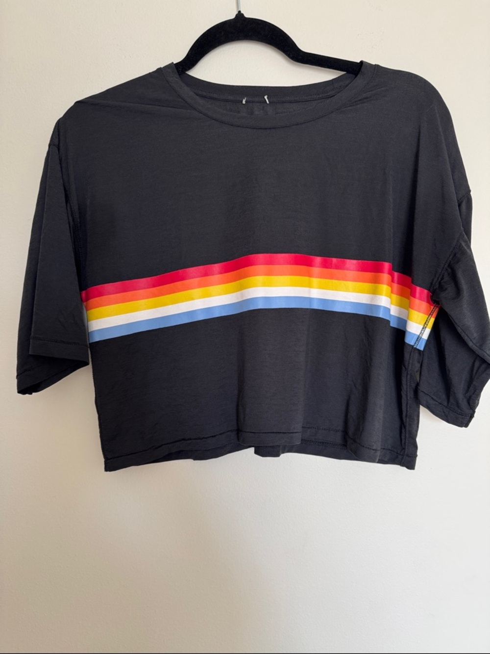 Spiritual Gangster Retro Active Sessions Crop Tee XS - Picture 2 of 5